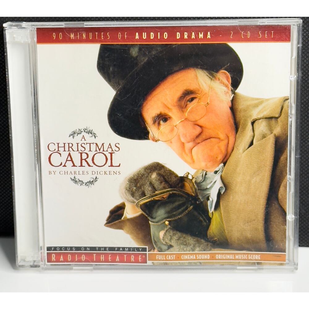 A‎ Christmas Carol by Charles Dickens – Radio Theatre 2 CD Audio Drama 1996